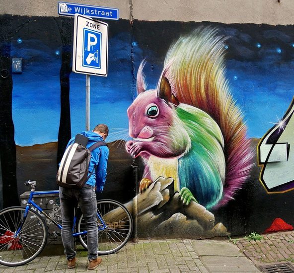 Graffiti Squirrel / Eekhoorn