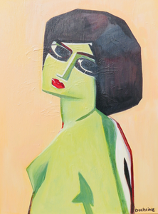 Of het nou gaat om oude meesters in een nieuw jasje met een abstracte twist of mijn naïeve portretten. Alles draait om kleur en vreugde, een vrouwelijk statement aan je wand.