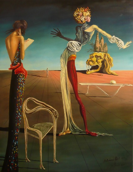 La femme a la tete de roses
