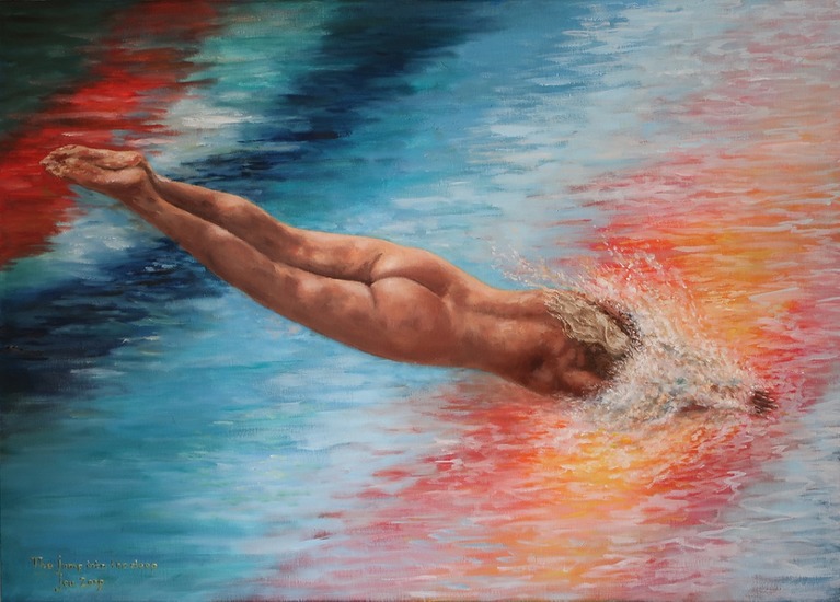 The jump into the deep