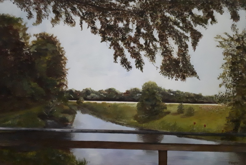 Bruggetje bij Mallumse molen