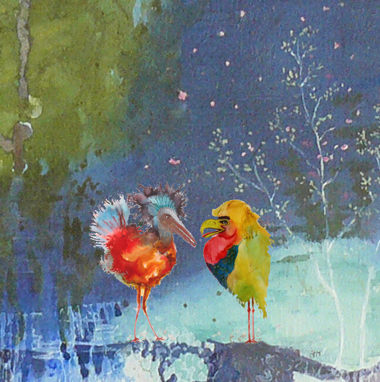 Pestvogels in overleg