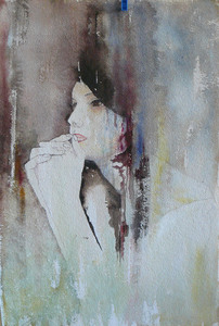 Het zijn portretten waarvan ik er aantal in opdracht heb gemaakt.