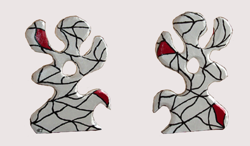 Lines with red planes