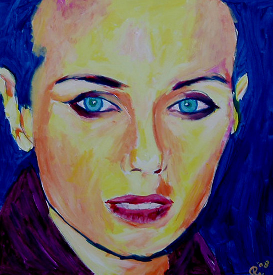 Mia Kirshner, one hour painting