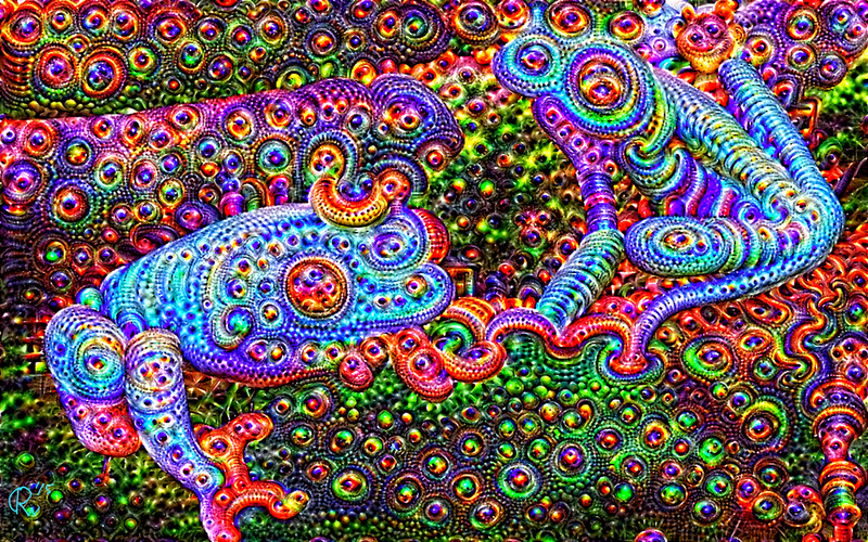 Psychedelische Kikkers