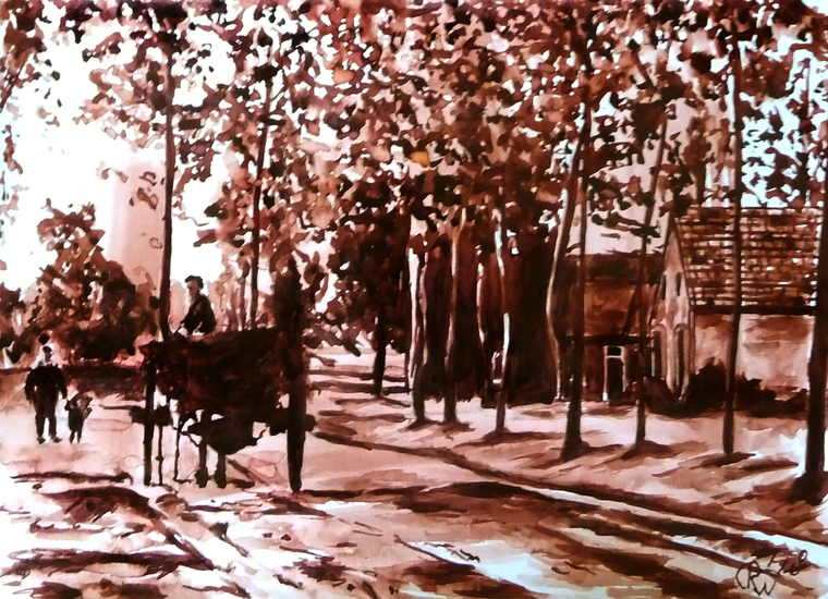 Weert, in the country around 1900