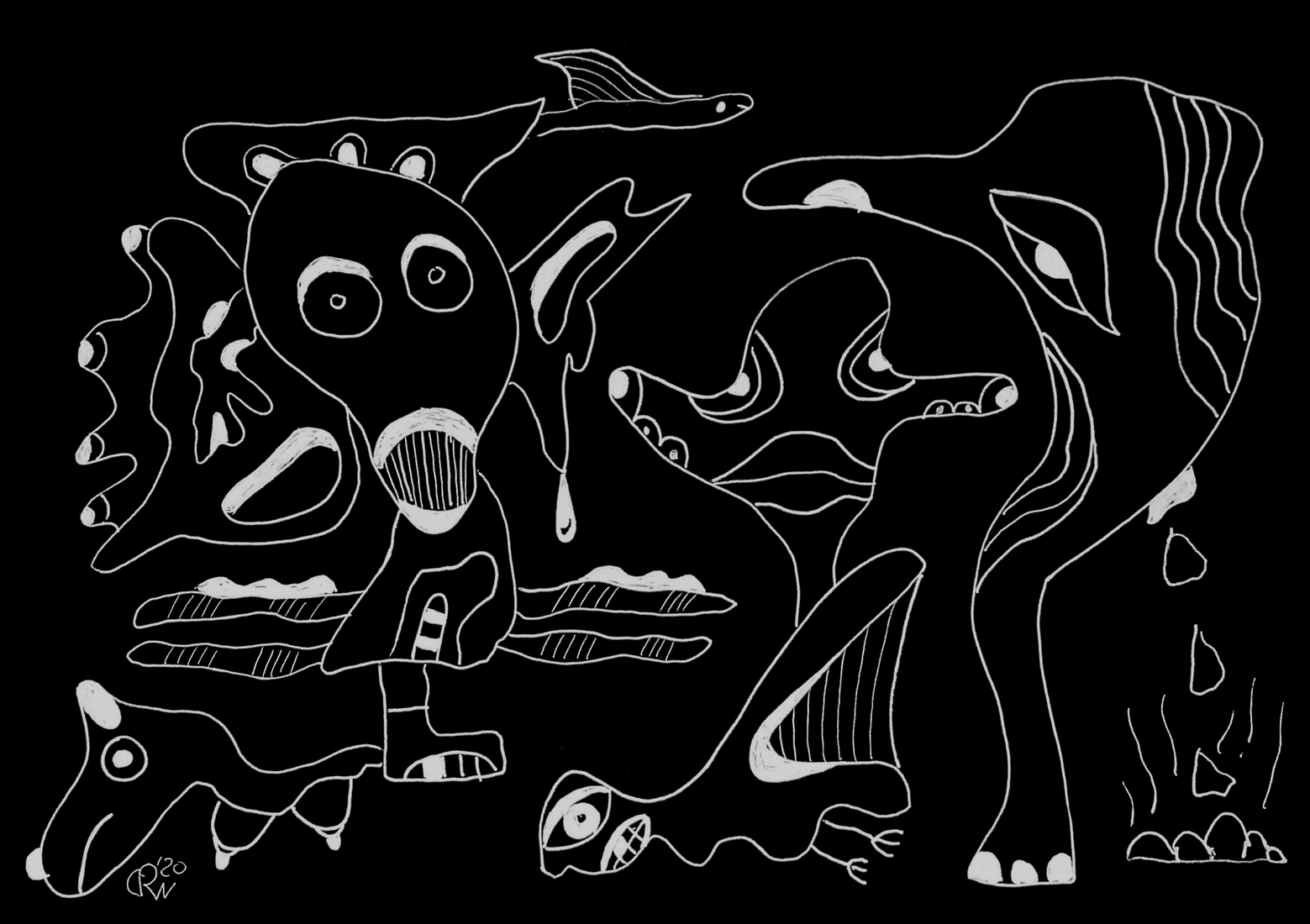 The Shitting Whale With an Elephantsfoot, Or Has Snoopy Tits?