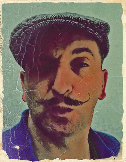 Selfportrait with mustache