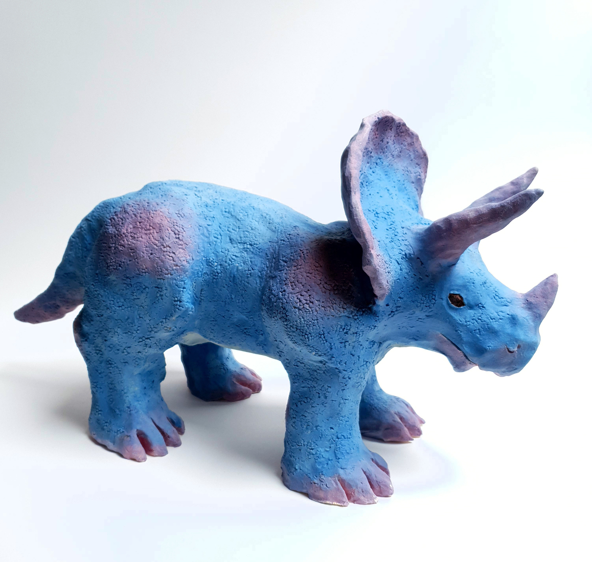 Blauwe Triceratops