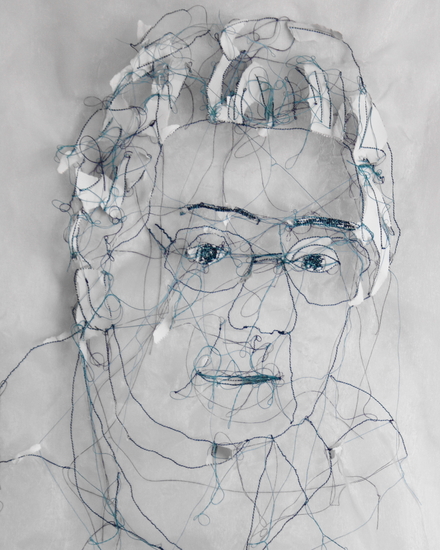 portret van de moeder van Ad