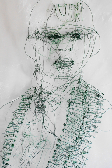 serie: wereldportretten. UN soldaat.