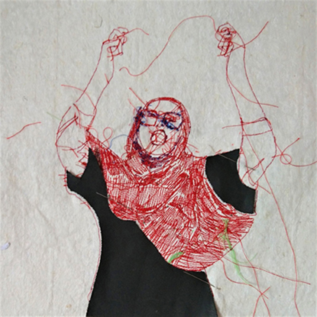 Afghaanse vrouw protesteert