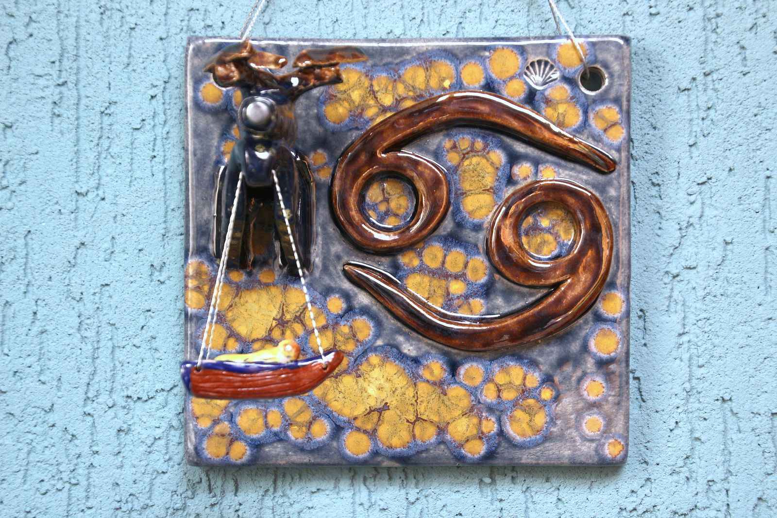 Geboorte tegeltje met Drone 