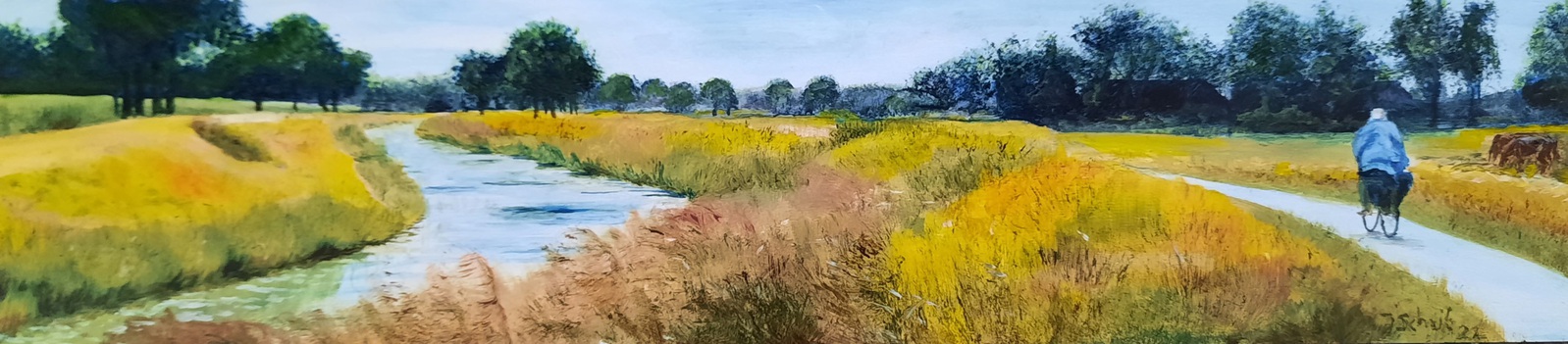 Fietser bij de Doorbraak