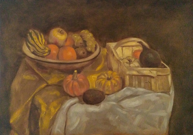 Stilleven met pompoenen I