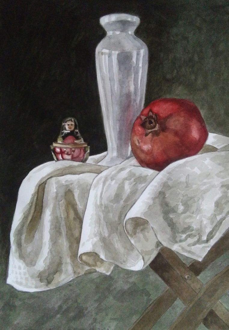 Stilleven met matroesjka