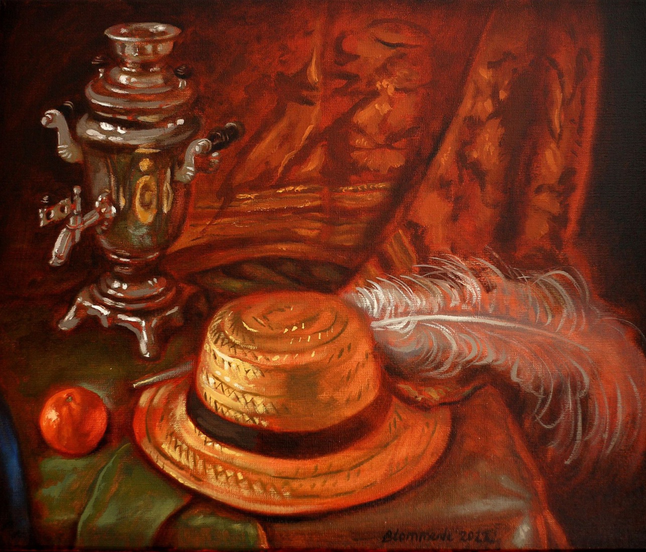 Stilleven met samowar