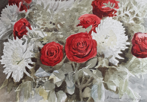 Tekeningen en schilderijen van bloemen