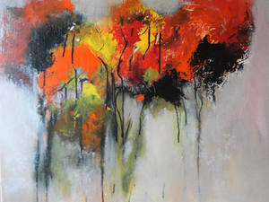 Landschappen in acryl, olieverf