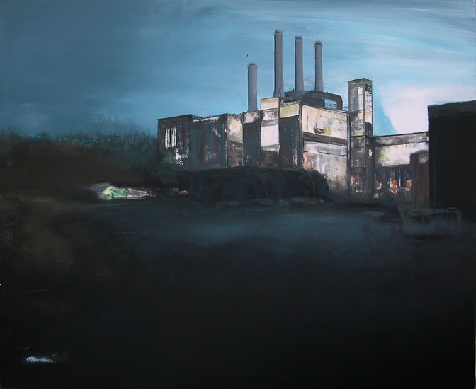 Nuon-centrale bij nacht, 2006