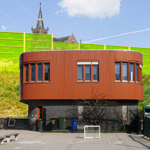 Een collage van een gewone woonwijk