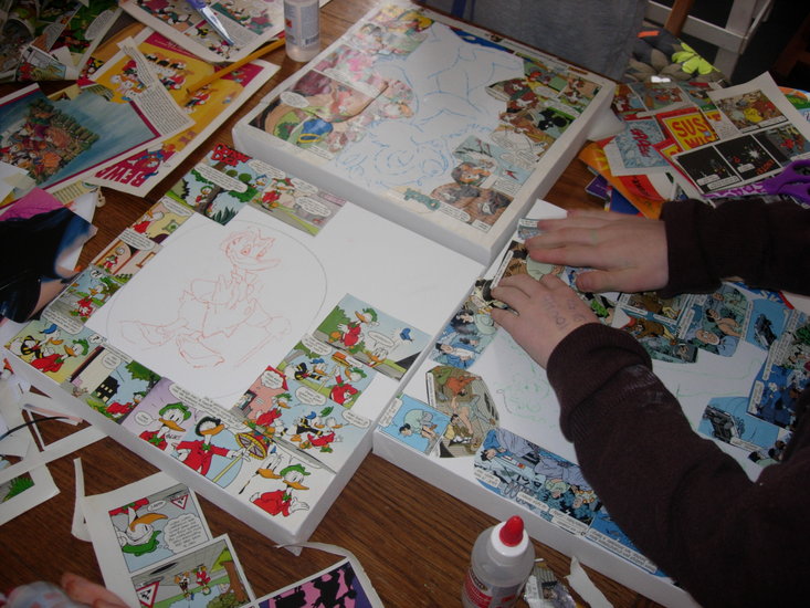 Foto's WS Strip doek