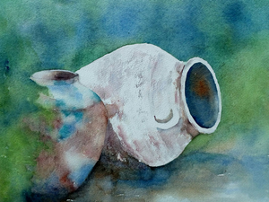 Schilderijen in aquareltechniek