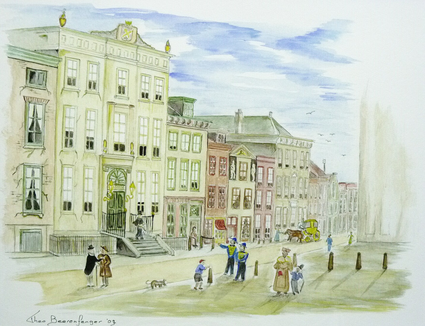 Plein 4, 1820, Departement van Oorlog