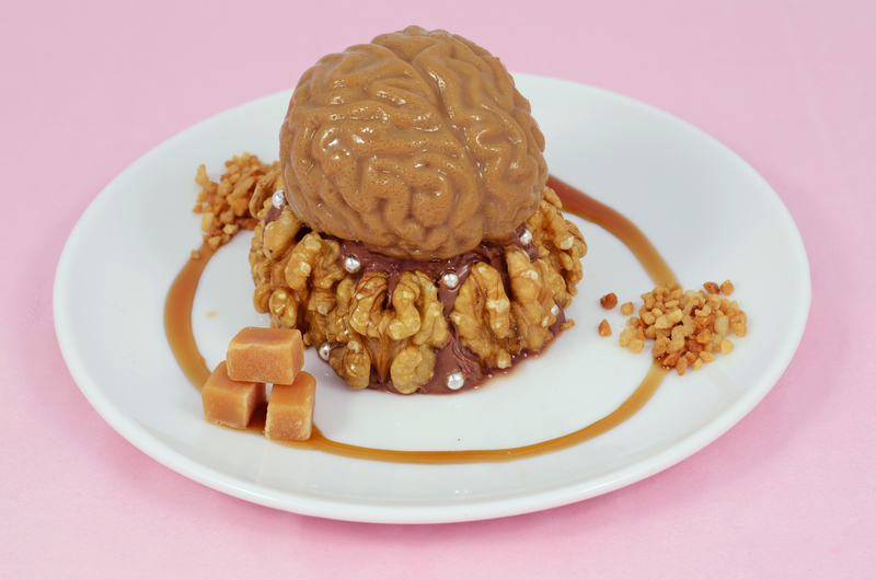 Caramel pudding brein