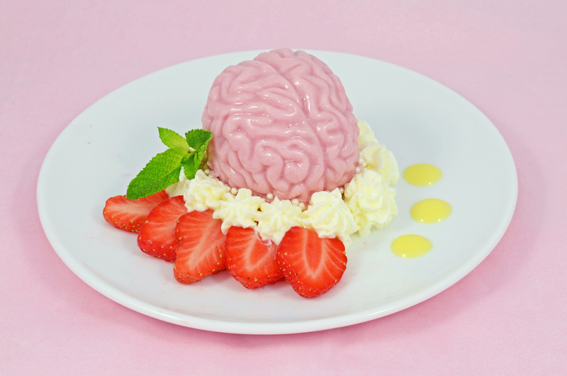 Aardbei bavarois brein