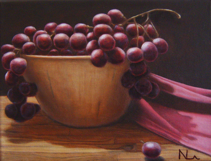 Stilleven met druiven