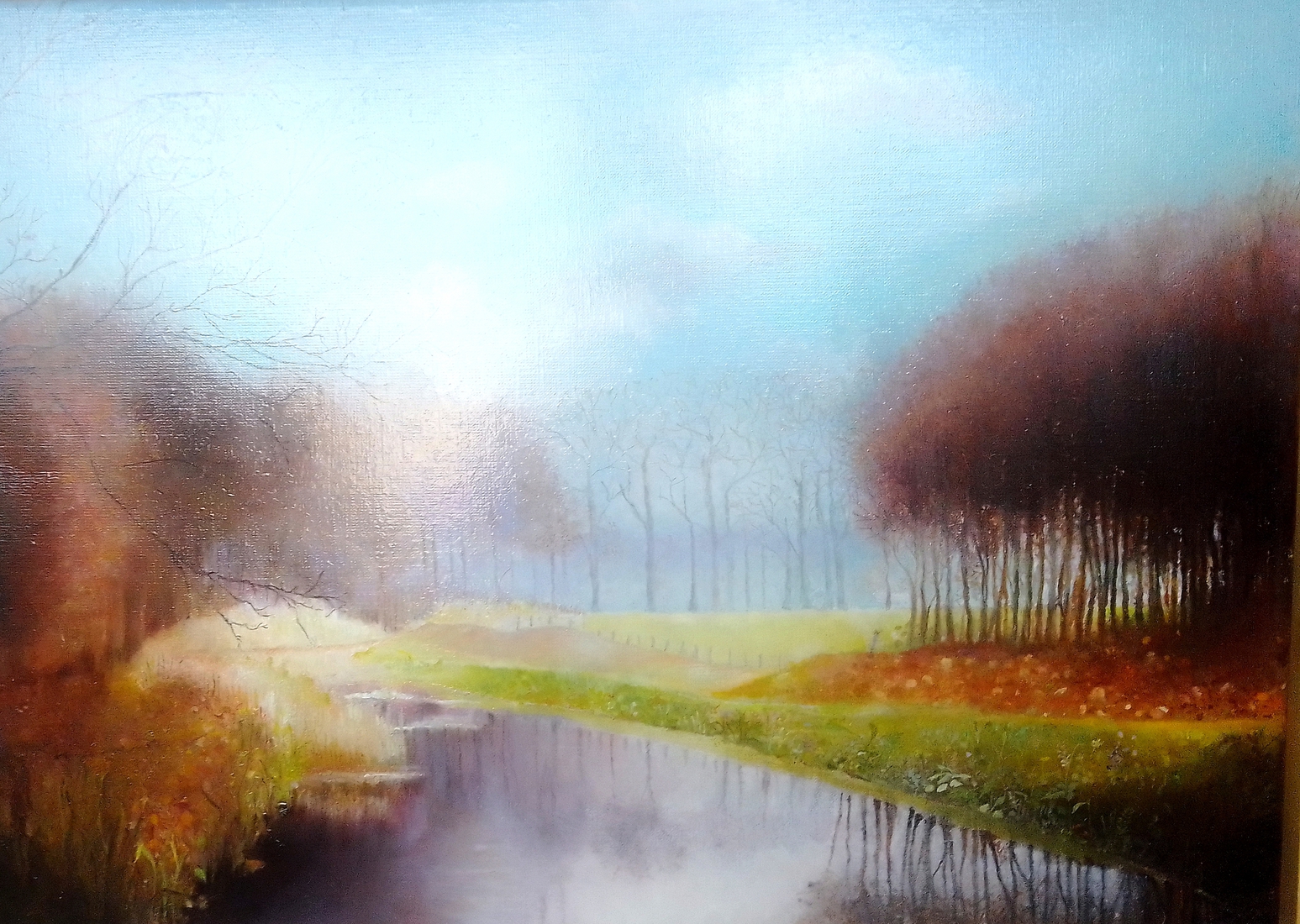 Vordense beek met bomen