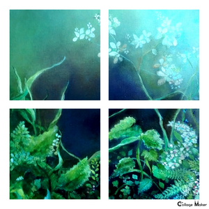 Landschappen en hun  fragmenten uit mijn leefomgeving in Gelderland, in olieverf op doek of op paneel.