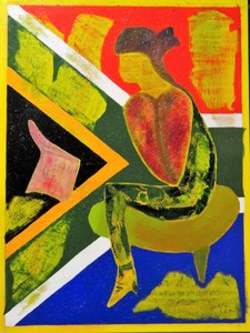 Als je de verhalen van je dochter hoort, als je er zelf bent geweest, als je al die indrukken denkt te kunnen verwerken, de dieren, de ghetto's, de natuur, lukt dat natuurlijk nooit. Je probeert met een olifant, een hek rond een bouwval, een indruk, een gevoel, iets vast te leggen wat eigenlijk alleen maar een herinnering is.