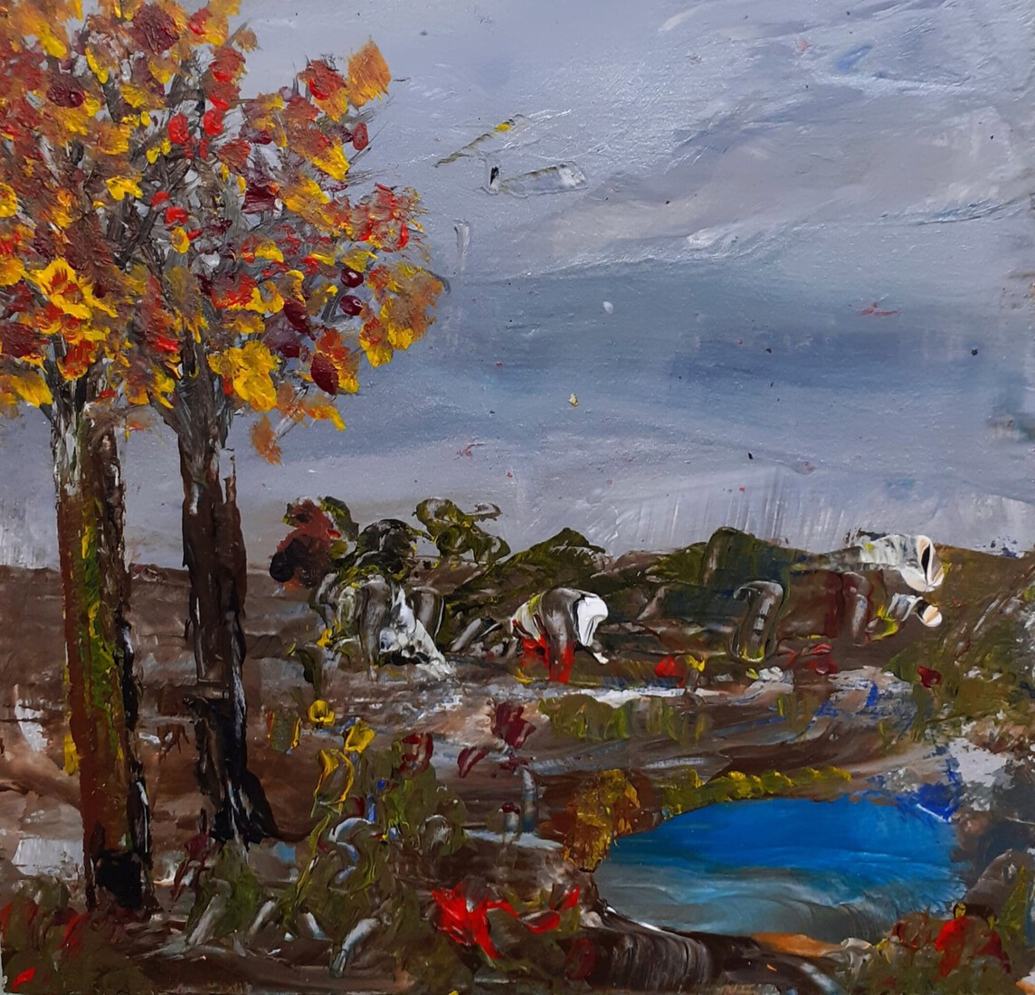 HERFST — vurige bladeren, een verstild landschap en de vergankelijkheid van het leven