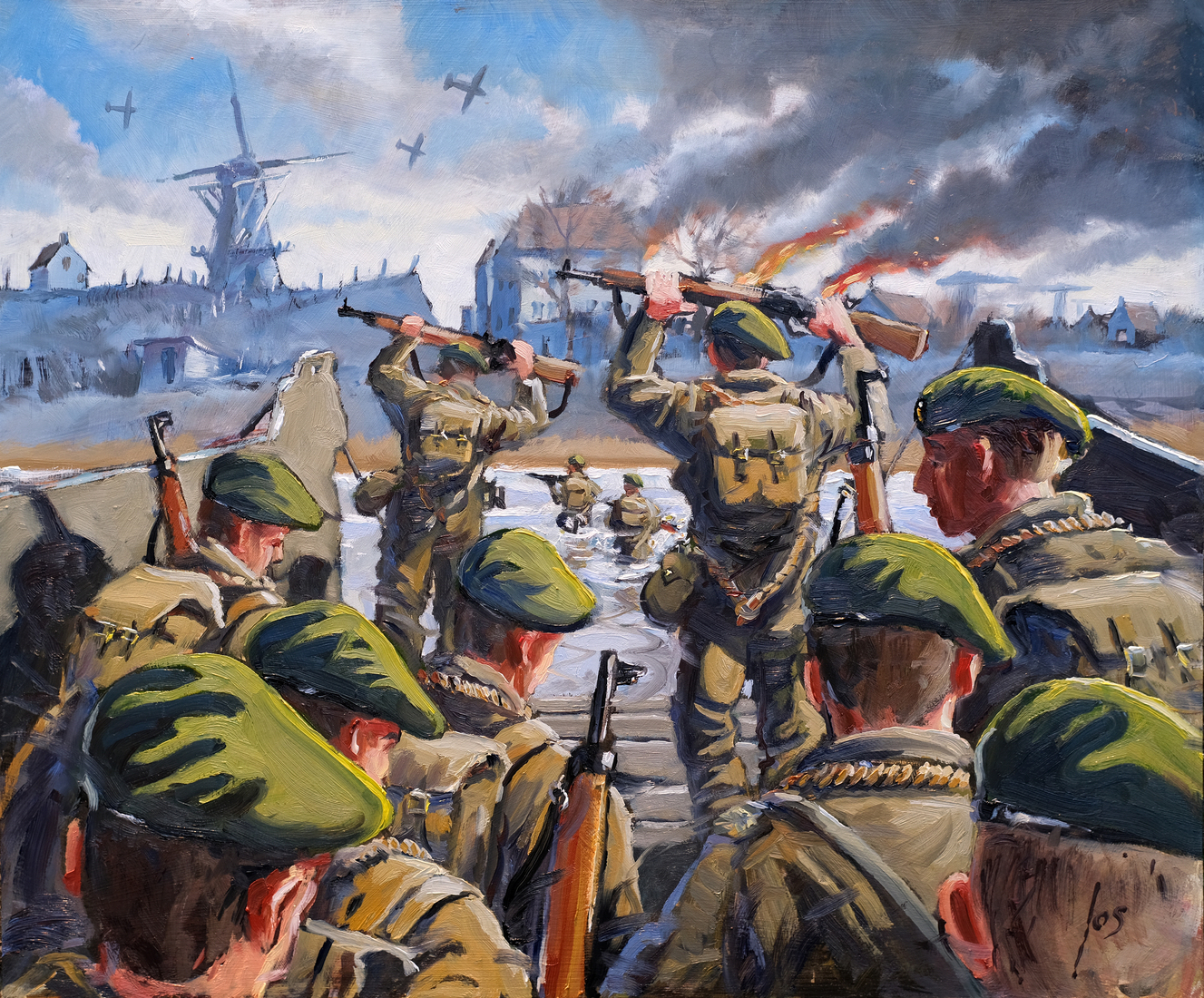 commando's landen in Vlissingen