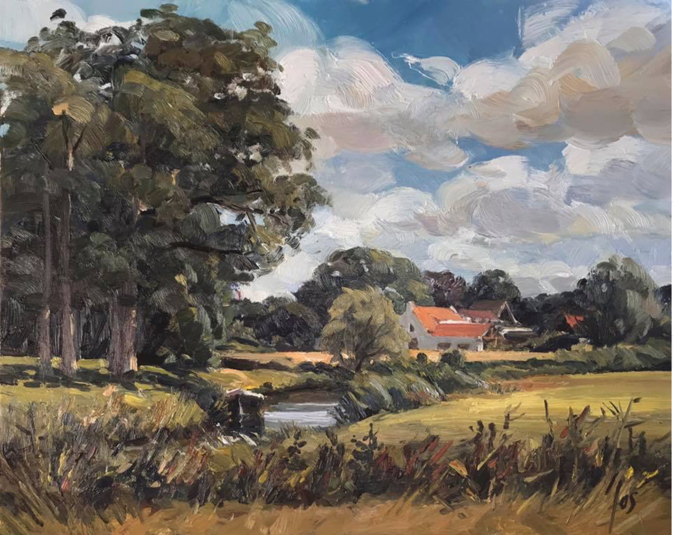 schilderen in het Markdal