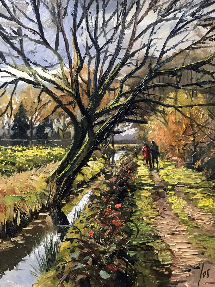 een bruggetje in de Pannenhoef