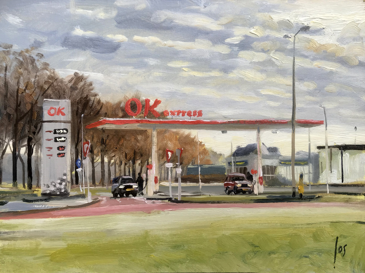 OK tankstation tussen Roosendaal en Rucphen