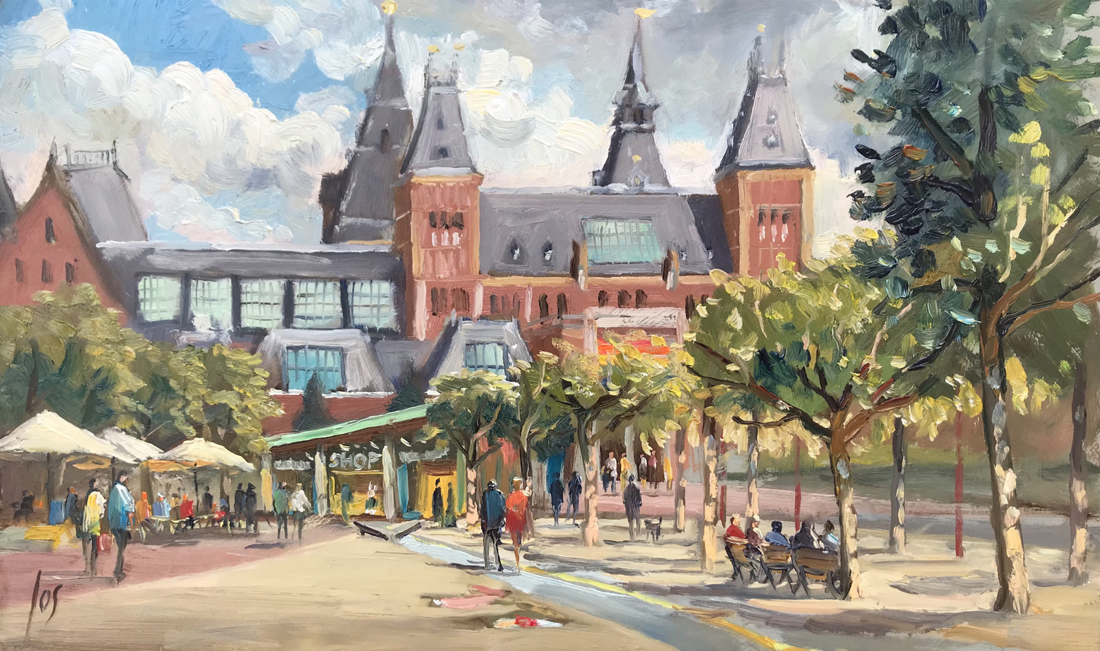 Rijksmuseum in olieverf