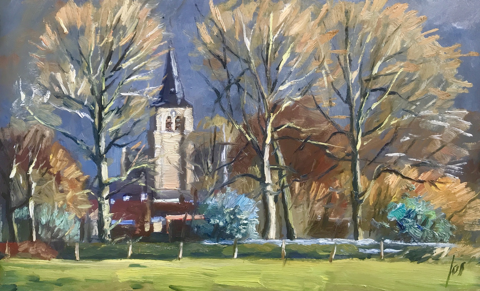 prachtig licht in de namiddag over Wouw