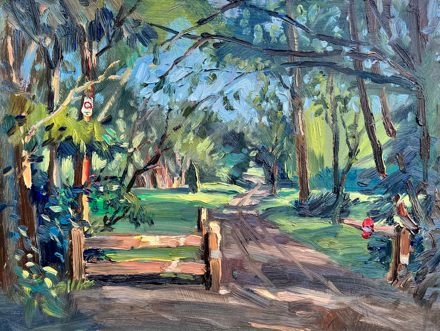 avondlicht aan de Grensstraat