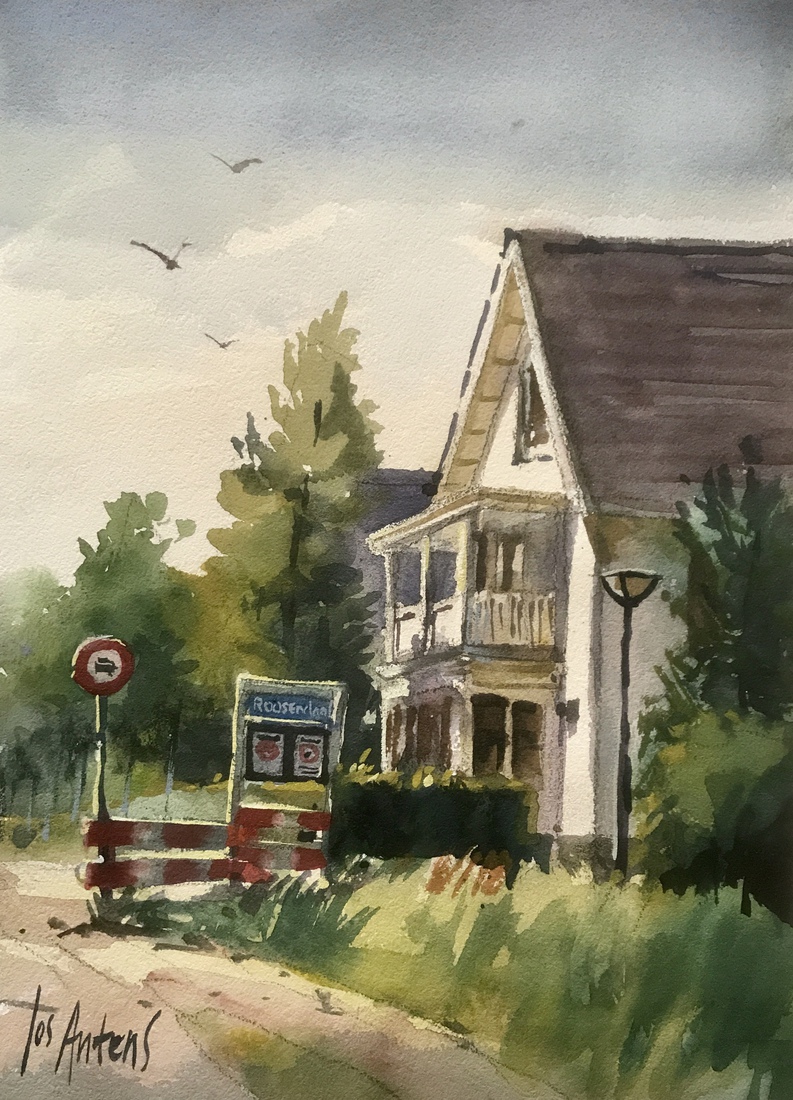 aquarel Segersdreef Roosendaal