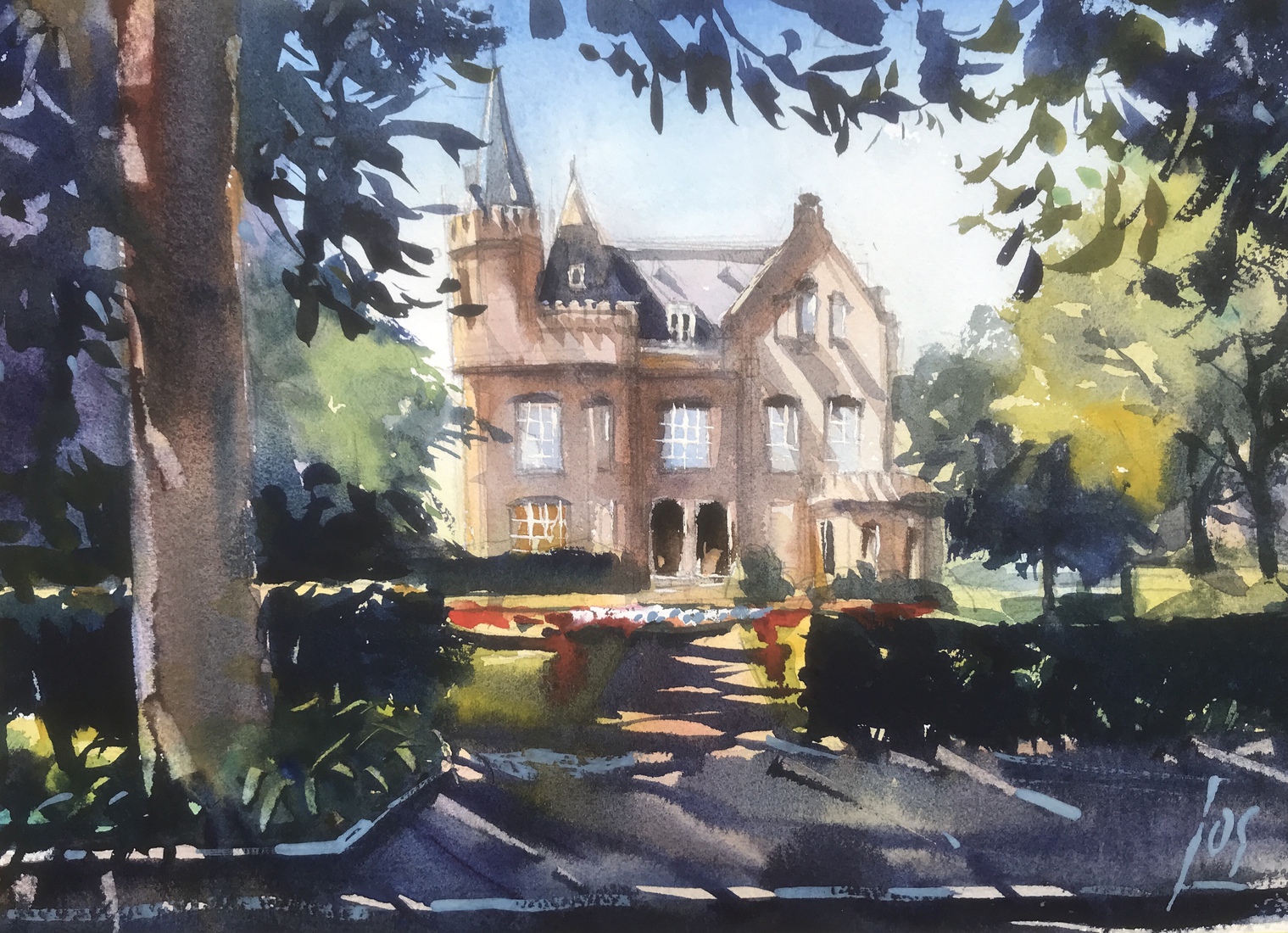 aquarel muziekschool