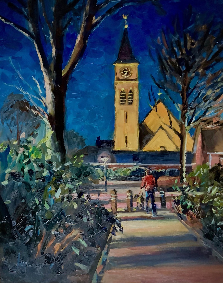 018 Rucphen bij avond