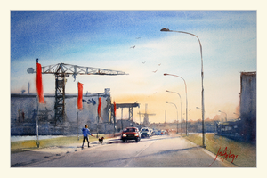 op het filmpje ziet u mijn aquarellen van 2010, informeer naar beschikbaarheid