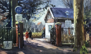 deze schilderijen maakte ik in 2024