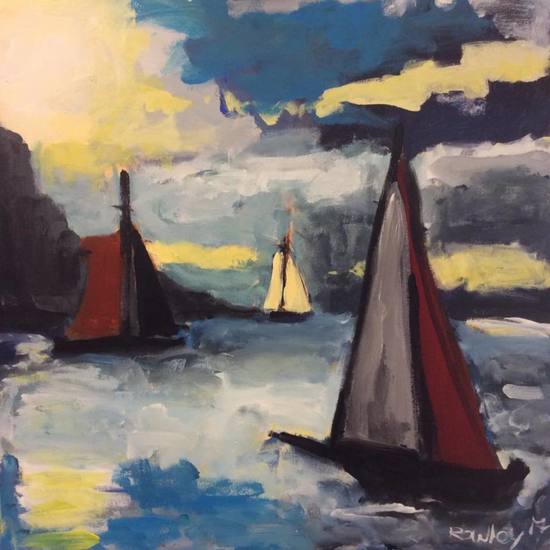 3 ships and a Burning Sun