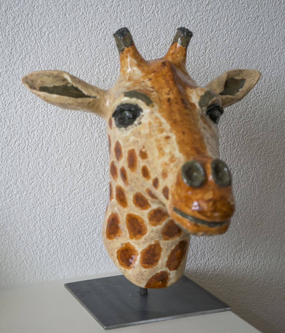 Giraffe keramiek 